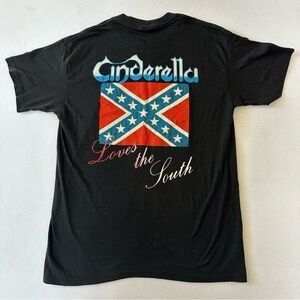 RARE! Vintage 1989 Cinderella "Loves the South" Concert Tour Shirt Rock & Roll
